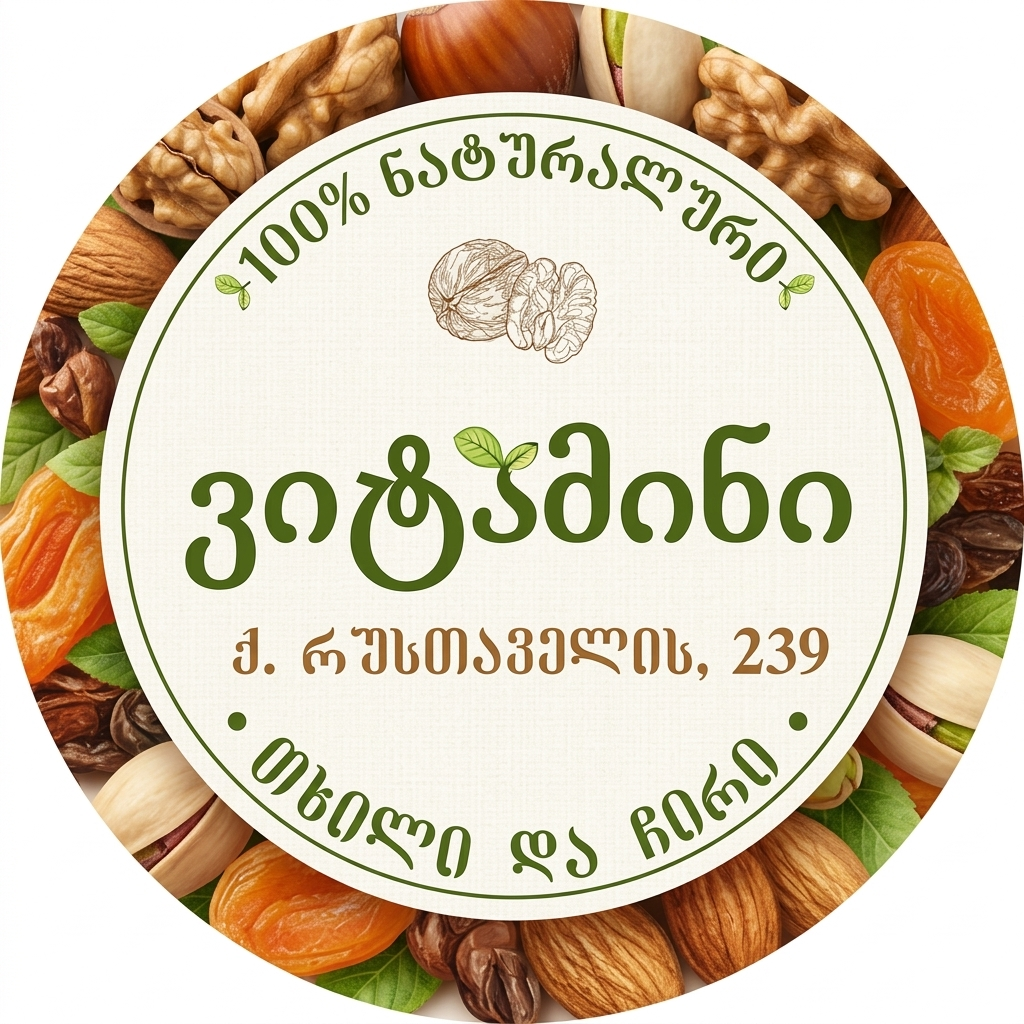 Vitaminia.ge — ნატურალური ჩირი და თხილეული